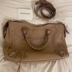 Balenciaga City Tote (nude pink)
